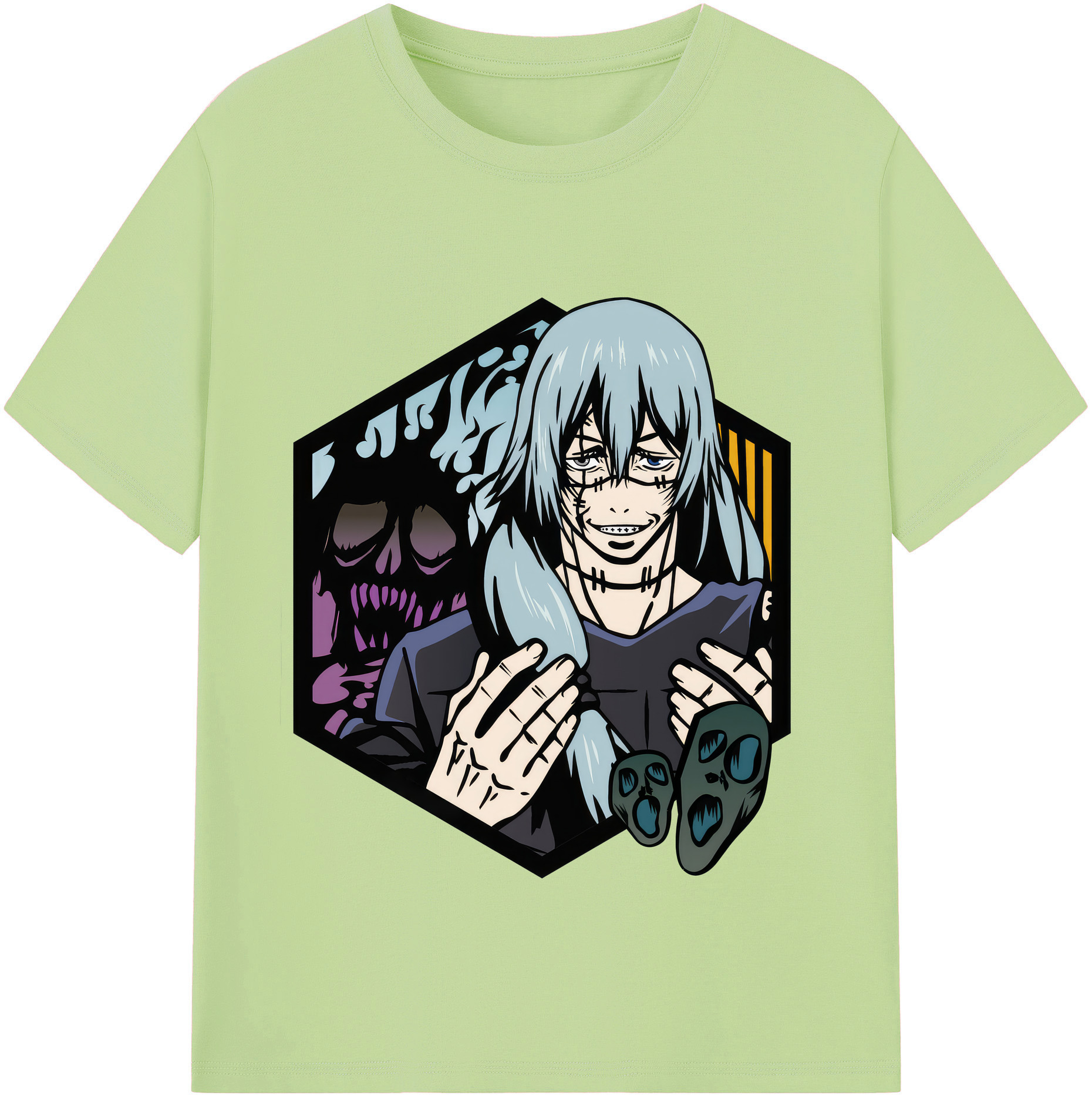 （画像用） 呪術廻戦 Jujutsu Kaisen 綿100％半袖Tシャツ（フロントプリント）